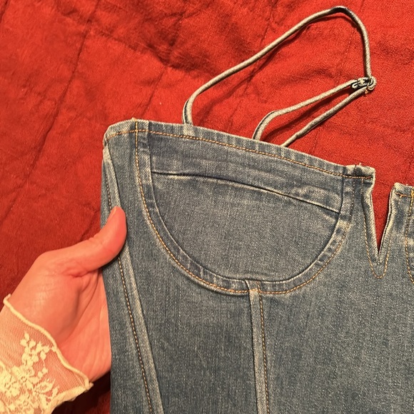Denim corset - Picture 3 of 5